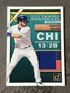 2019 Donruss Majestic Materials #MM-DB David Bote - Bild 1 von 10