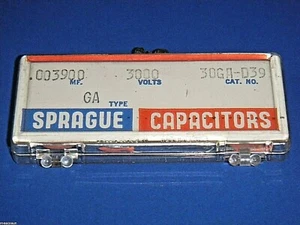 Vintage Sprague 30GA D39 Disc Capacitors GA Type 3000 V .003900 MF. Box of 7 - Picture 1 of 3