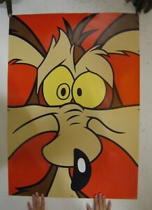 Wile E Coyote Poster Looney Tunes E. Commercial Road Runner Bugs Bunny