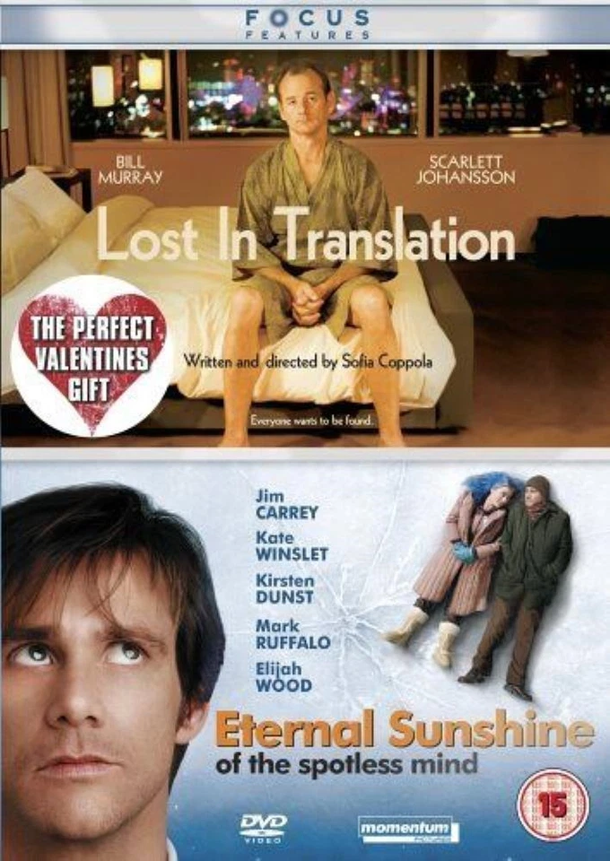 Lost in Translation/Eternal Sunshine of the Spotless Mind DVD FREE SHIPPING - Image 1 of 1
