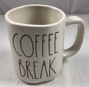 Rae Dunn Artisan Collection COFFEE BREAK Mug LL Farmhouse Coffee Cup - Picture 1 of 4