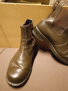 William Lenon Ruffhander hand made dealer boot steel toe hand made in UK size 8 - Picture 1 of 8