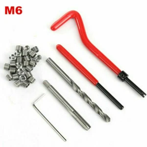 M6 Thread Repair kit 30 piece Helicoil Compatible 6mm Damaged Threads BU - Picture 1 of 10
