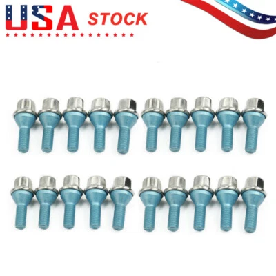 For 2012-20 Chrysler Dodge Jeep Hex Head Bolts For Aluminum Wheels x20 6511051AA - Image 1 of 4