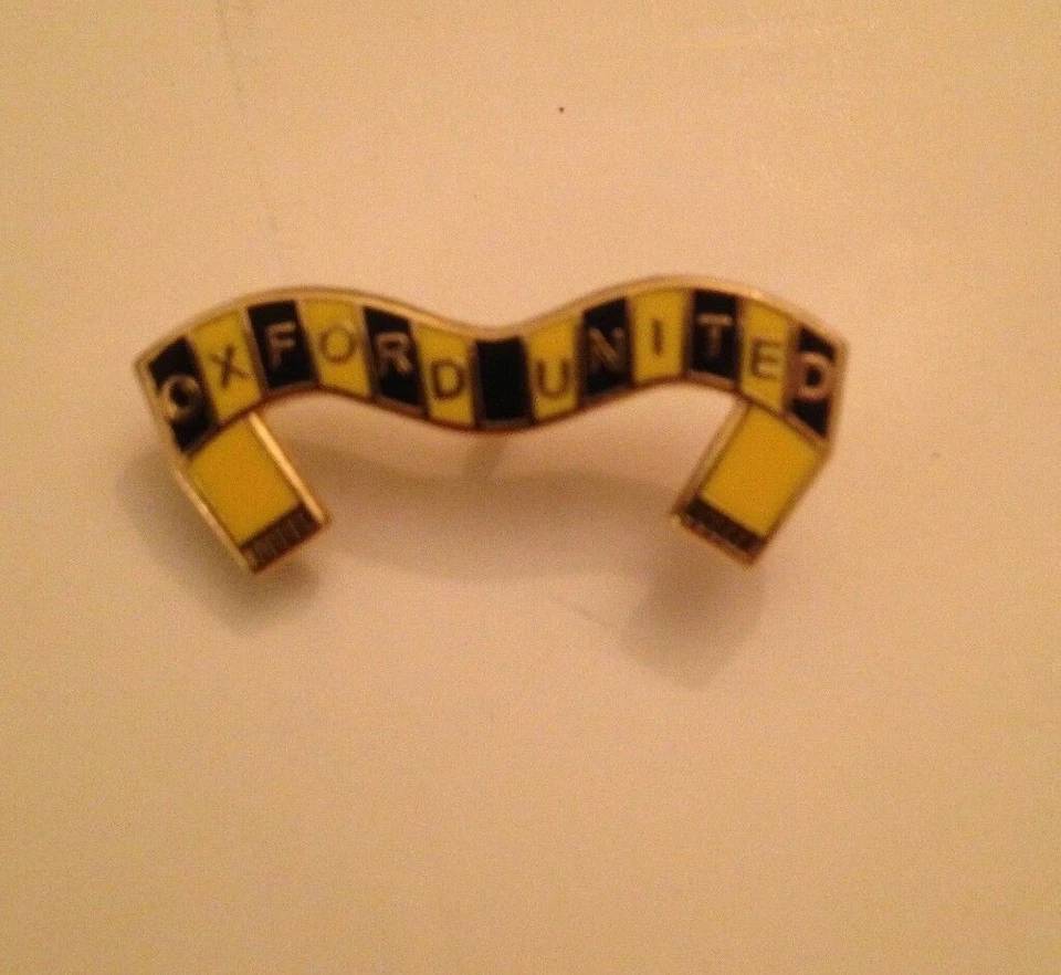 Oxford United Scarf - Small Pin Badge - Brand New - For Charity - Image 1 of 1