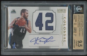 Kevin Love 12-13 National Treasures AUTO Jersey 39/49 BGS 9.5 GEM MINT UCLA - Picture 1 of 3