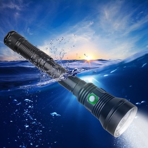 100000LM LED Diving Flashlight Underwater Torch Diving Light 5 Modes 80M