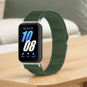 Nylon Strap for Samsung Galaxy Smart Watch Band for Galaxy Fit 3 (Green) - Zdjęcie 1 z 6