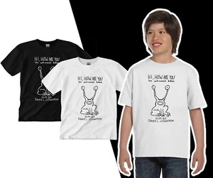 Kurt Cobain T-Shirt Hi, How are You As Worn By Nirvana KID YOUTH T-shirt New - Picture 1 of 5