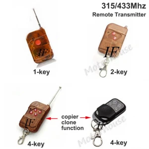 315MHz/433Mhz Wireless RF Remote Control Button Key Garage Gate Door Transmitter - Picture 1 of 15