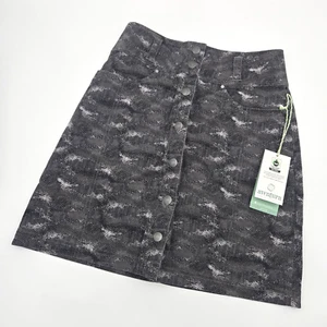 Aventura Women's 6 Brushed Nickel Melia Outdoor Organic Cotton Skirt Pockets - Picture 1 of 9