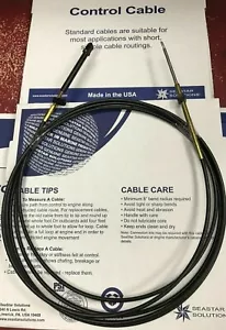 CONTROL CABLE 20 FT CC17920 600A MERCURY MERCRUISER FORCE GEN 1 OUTBOARD I/O - Foto 1 di 2