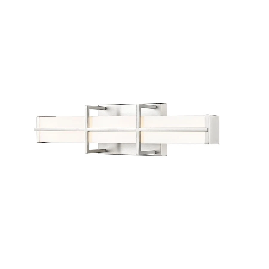 Z-Lite Harrison 1 Light 18" Vanity, Brushed Nickel/Frosted - 1011-18W-BN-LED - Image 1 of 1