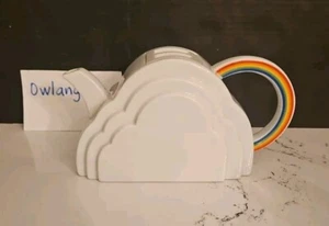 Tetera vintage Nubes y arco iris Vandor años 70? Mango arco iris con tapa - Imagen 1 de 20