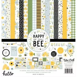Echo Park Happy As Can Bee 12"x12" Double-Sided Papers 13pcs - Picture 1 of 1
