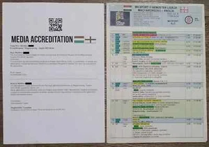 Media Accreditation & Sport Info UEFA Nations League 4/6/2022 Hungary - England - Picture 1 of 6