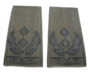 KLETT Rangabzeichen Luftwaffe Oberstleutnant schwarz/oliv  Bw Schulterklappen  - Bild 1 von 1