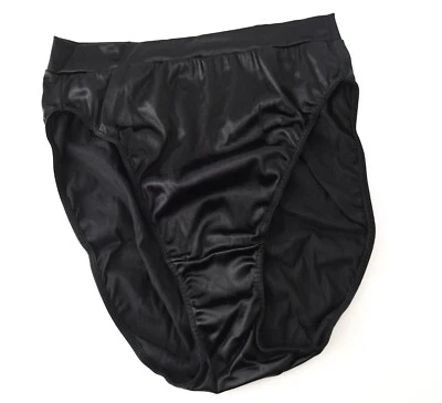 NEW Victoria's Secret VINTAGE Second Skin Satin Hi-Leg Brief Panty MEDIUM - Image 1 of 4