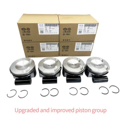 Original Upgraded Piston Set 23mm For AUDI A3 A4 A5 A6 A7 A8 Q5 TT Quattro - Image 1 of 4