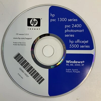 HP PSC 1300 Series PSC 2400 Photosmart Series Windows 98, ME, 200 XP Drivers - Image 1 of 4