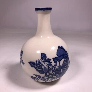 RARE Vintage Ironstone Staffordshire England Blue & White Vase / Pitcher [AE05] - Picture 1 of 11