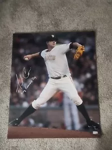 Matt Cain Signed 16x20 Photo- RING Ceremony JERSEY With Insc. MLB Holo - Picture 1 of 3