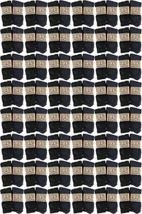 60 PK of Non Slip Gripper Bottom Men's Winter Thermal Tube Socks Size 10-13 - Picture 1 of 5