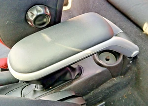 Mini Cooper R55 R56 OEM Center Armrest Console Cupholder Black & Silver 07-13 #2 - Picture 1 of 15