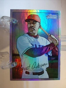 2007 Bowman Heritage Rainbow Foil Baseball Card  #179 Garret Anderson  (91824) - Picture 1 of 2