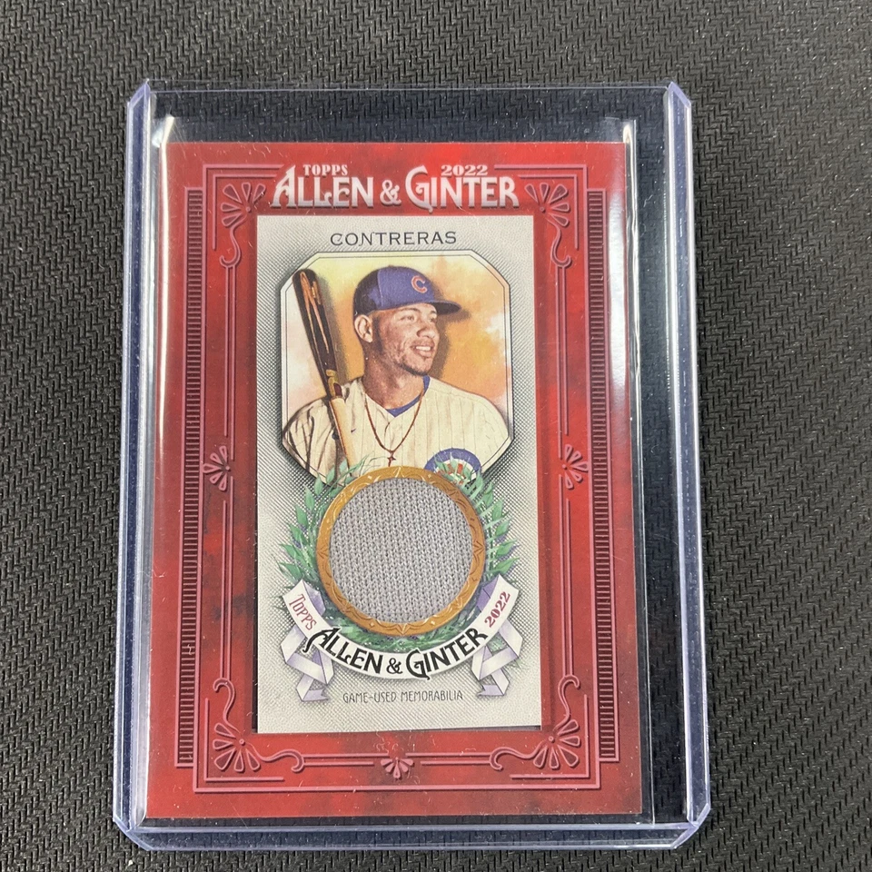 2022 ALLEN & GINTER WILLSON CONTRERAS MINI FRAMED RELIC 📈 - Image 1 of 2