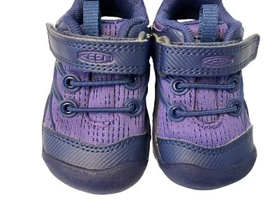 Kids Shoes Size 4  Keen Purple Navy Easy Closure All Weather Active Slip On - Image 1 of 4