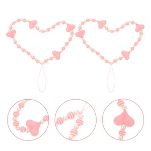 2 Pcs Handykettenverzierungen Abriebfeste Telefonschlaufe Dekoratives Lanyard - Zdjęcie 1 z 12