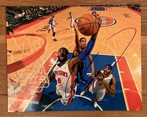 Andre Drummond Detroit Pistons Autographed Signed NBA 8x10 Photo Sixers - Picture 1 of 2