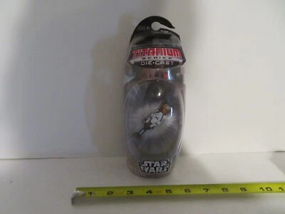 Micro Machines Hasbro Titanium Diecast Star Wars Speeder Bike 2005 NIP - Image 1 of 4