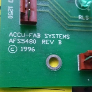 ACCU-FAB SYSTEMS AFS5480 REV B CONNECTOR BOARD (BR2.3B23) - Picture 1 of 2