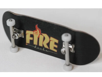 Fire Decks Fingerboard High Quality Wood Deck Bearing Wheels foam grip tape tech - Image 1 of 4