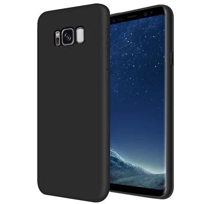 SMART-LIFE2010 For Galaxy S8 Case Shockproof Silicone TPU Soft Liquid Matte Back Cover