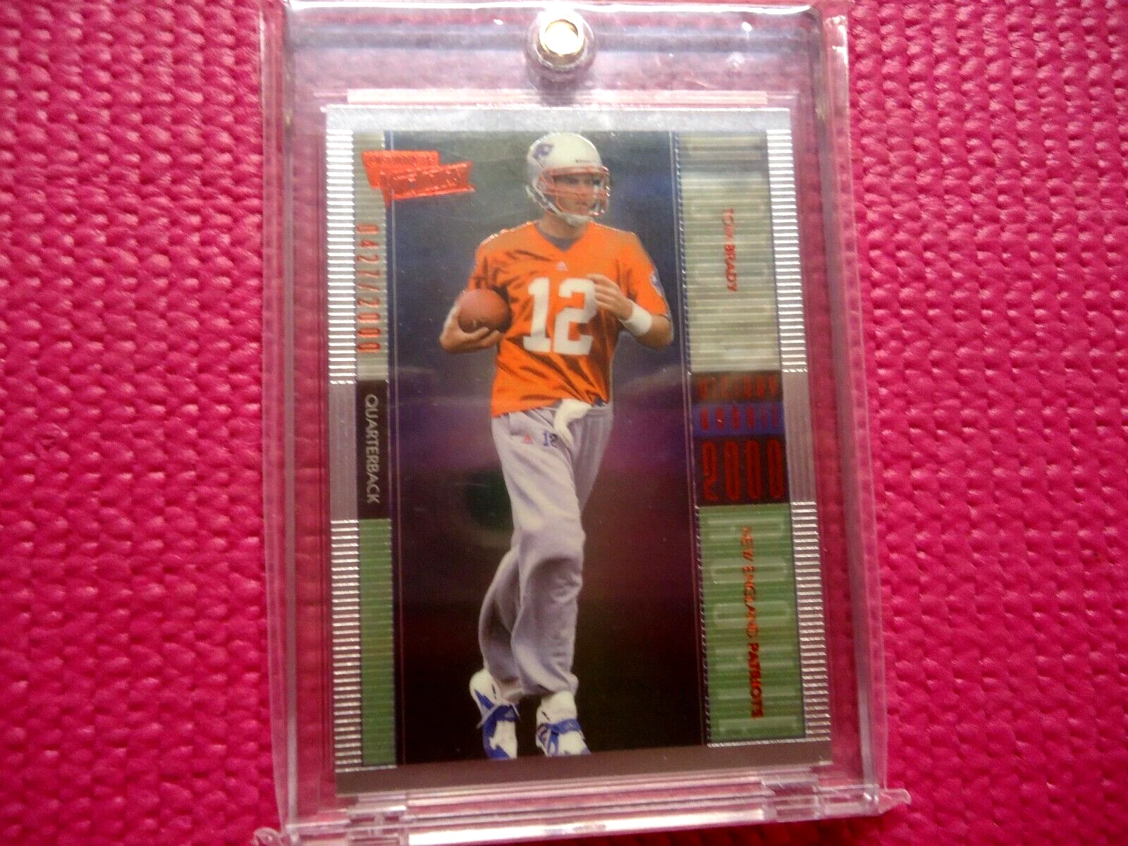 2000 ultimate victory tom brady parallel rookie 427/2000