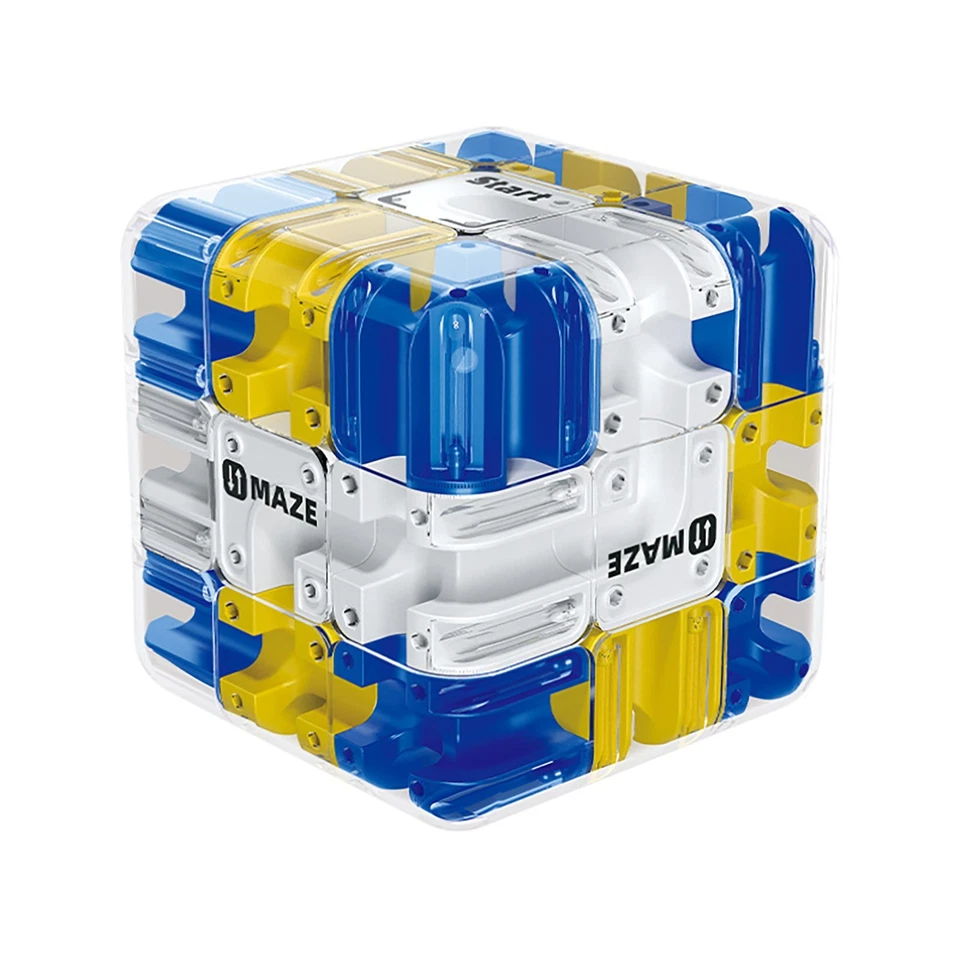 3D-Denkspiel Würfel – Herausforderndes Labyrinth für Kinder & Erwachsene - Bild 1 von 4