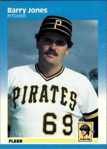 1987 Fleer #611 Barry Jones - Bild 1 von 2