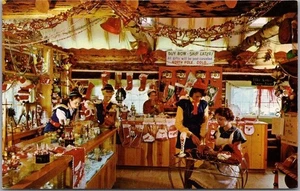 c1960s Colorado Springs Postcard SANTA'S WORKSHOP  "Unique Shop in Fairyland" - Picture 1 of 2
