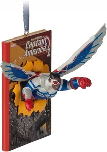 Disney Captain America Sam Wilson Skizzenbuch Ornament Marvel Sammlerstück Neu in OVP - Bild 1 von 3