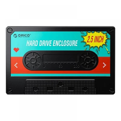 Orico 2,5'' externes Festplattengehäuse USB 3.0 - SATA, Retro Tape Style - Bild 1 von 4
