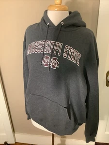 Felpa con cappuccio CHAMPION grigia MISSISSIPPI STATE con logo della squadra taglia L - Foto 1 di 7