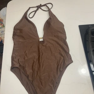 Shade And Shore Bathing Suit Padded Swimsuit Size Medium 8-10 - Picture 1 of 5