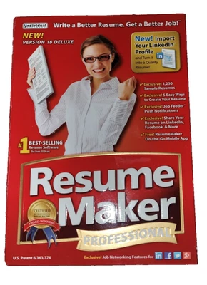 Individual Resume Maker Professional - Full Version for Windows PMM-R17 new - Image 1 of 4