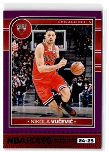 2024-25 Hoops Nikola Vucevic #119 Purple Chicago Bulls - Picture 1 of 2