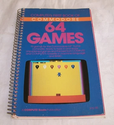 Compute!'s 1st Book of Commodore 64 Games- Compute! Books Publication 1983 - Image 1 of 4