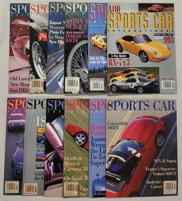 Sports Car International Magazine 1994 Full Year Lot Set Of 12 Good+ Condition - Image 1 of 4