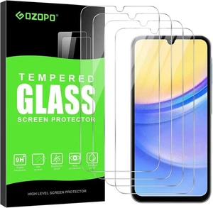 4er Pack Displayschutzfolie für Samsung Galaxy A15 5G/4G, 6,5 Zoll, farblos  - Bild 1 von 7